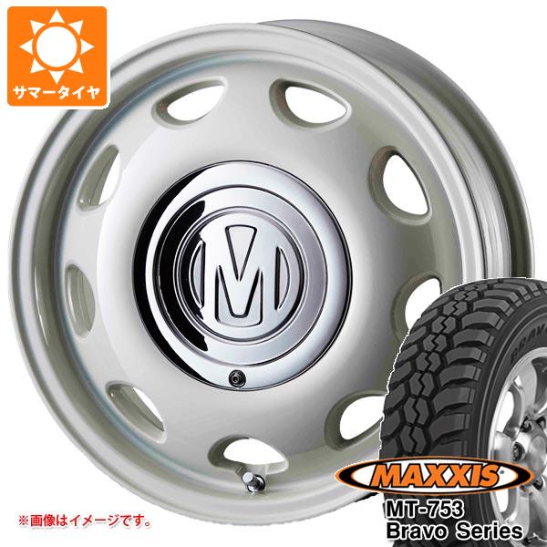サクシード プロボックス 50系用 サマータイヤ マキシス MT-753 ブラボーシリーズ 185R14C 102/100Q 8PR ブラックサイドウォール クリムソン ディーン ミニ 5.0-14 タイヤホイール4本セットの通販は