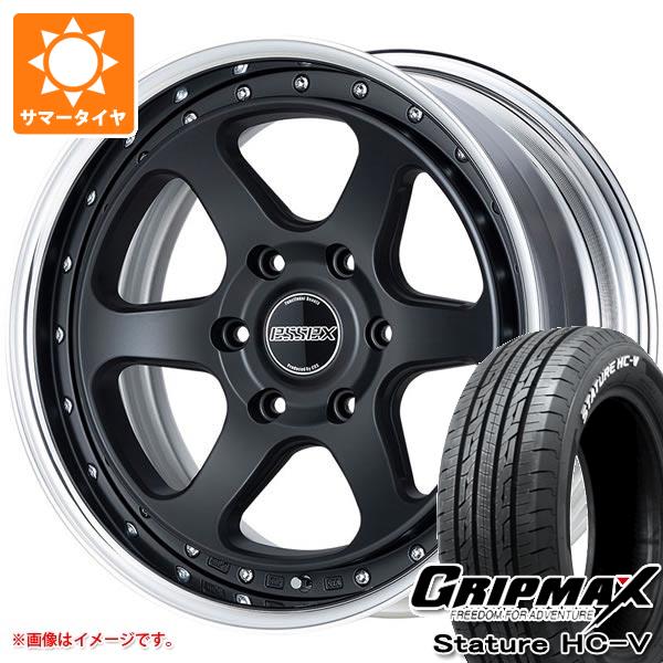ハイエース 200系用 サマータイヤ グリップマックス スタチャー HC-V 215/65R16C 109/107S ホワイトレター エセックス EL 2P 6.5-16 タイヤホイール4本セットの通販は