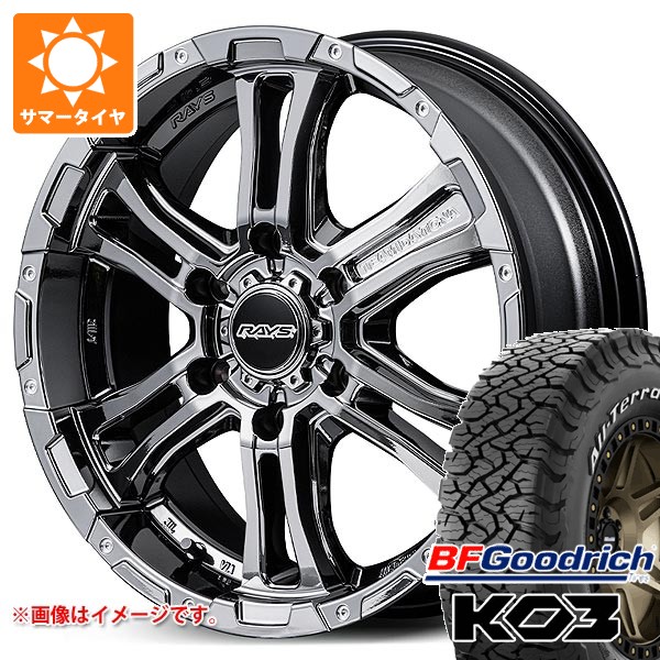 トヨタ ハイエース 200系用 2026年製 サマータイヤ BFグッドリッチ オールテレーンT/A KO3 LT215/70R16 100/97S ホワイトレター レイズ FDX-AG 6.5-16 タイヤホイール4本セット 156,300円
