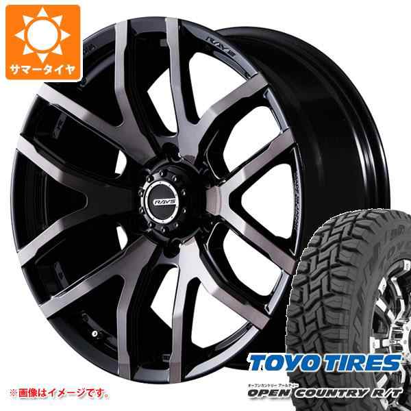 ハイラックス 120系用 サマータイヤ トーヨー オープンカントリー R/T 265/60R18 110Q ブラックレター レイズ デイトナ FDX F6 8.0-18 タイヤホイール4本セットの通販は 290,500円