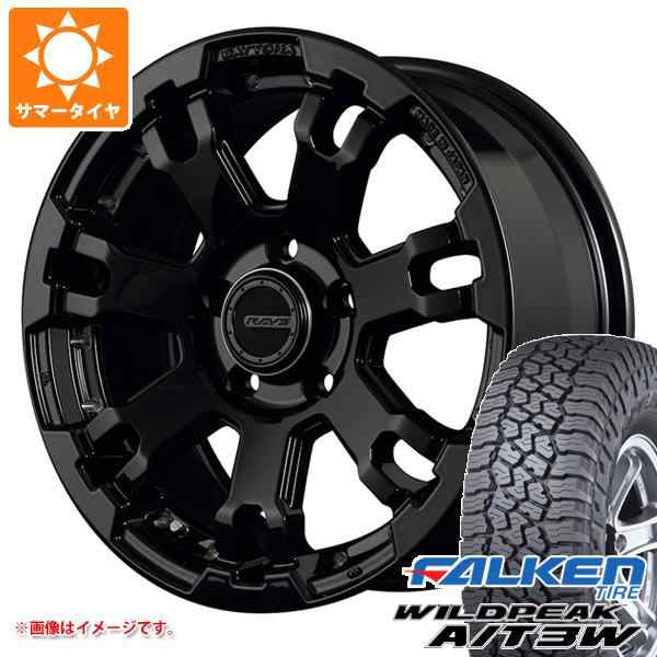 デリカD:5用 サマータイヤ ファルケン ワイルドピーク A/T3W LT225/75R16 115/112Q レイズ デイトナ FDX F7  7.0-16 タイヤホイール4本セの通販はau PAY マーケット タイヤ1番 au PAY マーケット－通販サイト