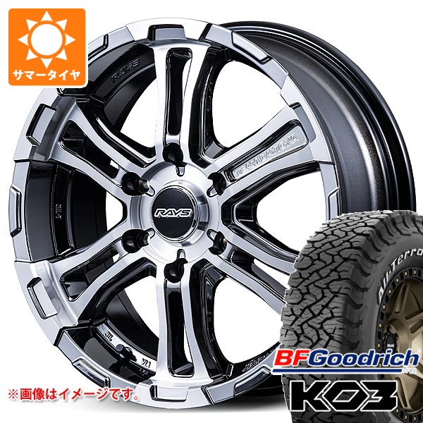ニッサン NV350キャラバン E26用 2026年製 サマータイヤ BFグッドリッチ オールテレーンT/A KO3 LT215/70R16 100/97S ホワイトレター レイズ FDX-SG 6.5-16 タイヤホイール4本セット 160,600円