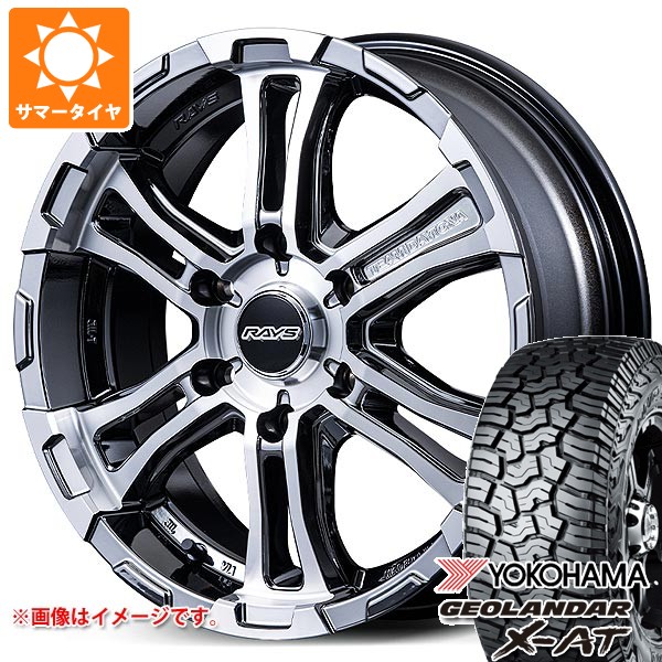 ニッサン NV350キャラバン E26用 2026年製 サマータイヤ ヨコハマ ジオランダー X-AT G016 LT215/70R16 100/97Q ブラックレター レイズ FDX-SG 6.5-16 タイヤホイール4本セット 148,550円