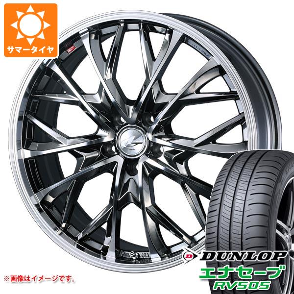サマータイヤ 225/55R19 99V ダンロップ エナセーブ RV505 レオニス MV 8.0-19 タイヤホイール4本セット