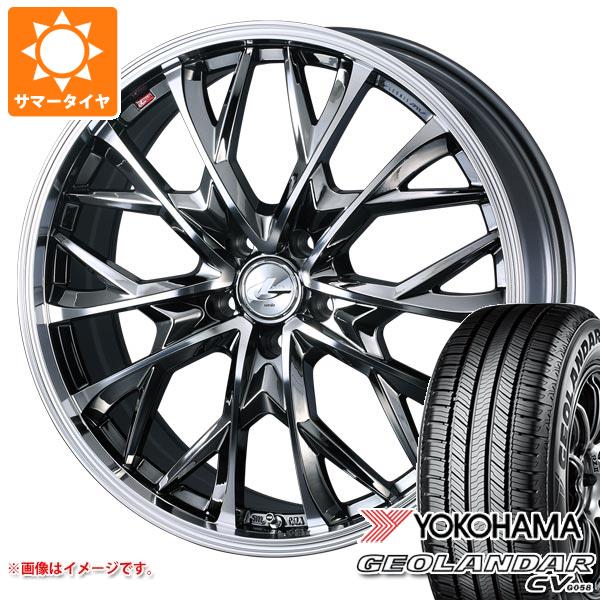 サマータイヤ 165/60R15 77H ヨコハマ ジオランダー CV G058 レオニス MV 4.5-15 タイヤホイール4本セット