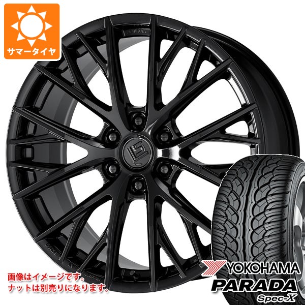 トヨタ ランドクルーザー300用 サマータイヤ ヨコハマ パラダ スペック-X PA02 275/55R20 117V REINF ワーク LS バサラ SUV LX 9.0-20 タイヤホイール4本セット
