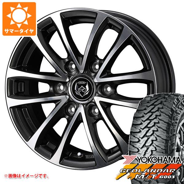 ハイエース 200系用 サマータイヤ ヨコハマ ジオランダー M/T G003 LT215/70R16 100/ 97Q ライツレー JP-H 6.5-16 タイヤホイール4本セットの通販は