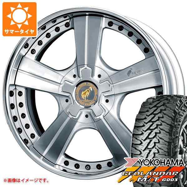 ランドクルーザー300用 サマータイヤ ヨコハマ ジオランダー M/T G003 LT275/55R20 120/117Q スーパースター ピュアスピリッツ  オークス の通販は