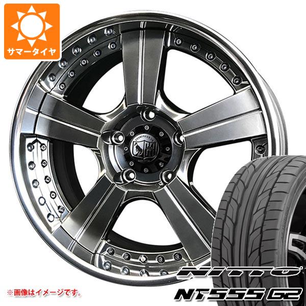 グランエース GDH300系用 サマータイヤ ニットー NT555 G2 245/40R20 99Y XL スーパースター ピュアスピリッツ オークスXC 9.0-20 タイヤホイール4本セット