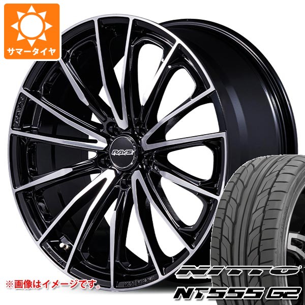 トヨタ 40系アルファード用 サマータイヤ ニットー NT555 G2 245/45R20 103W XL レイズ ベルサス ヴォウジェ SE スペックM 8.5-20 タイヤホイール4本セット