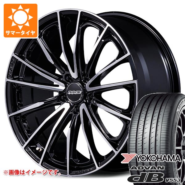 トヨタ 40系アルファード用 サマータイヤ ヨコハマ アドバン デシベル V553 225/60R18 104W XL レイズ ベルサス ヴォウジェ SE スペックM 7.0-18 タイヤホイール4本セット 152,900円