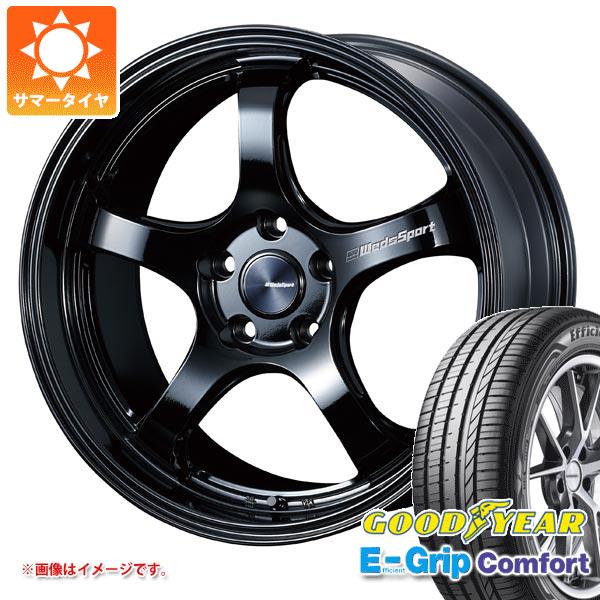 サマータイヤ 245/45R19 102W XL グッドイヤー エフィシエントグリップコンフォート ウェッズスポーツ RN-05M 8.5-19 タイヤホイール4本セット