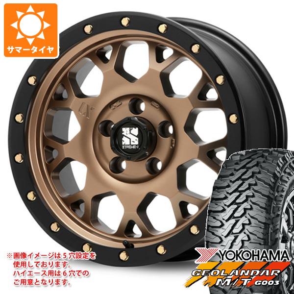 ハイエース 200系用 サマータイヤ ヨコハマ ジオランダー M/T G003 LT215/70R16 100/ 97Q MLJ エクストリームJ XJ04 6.5-16 タイヤホイーの通販は