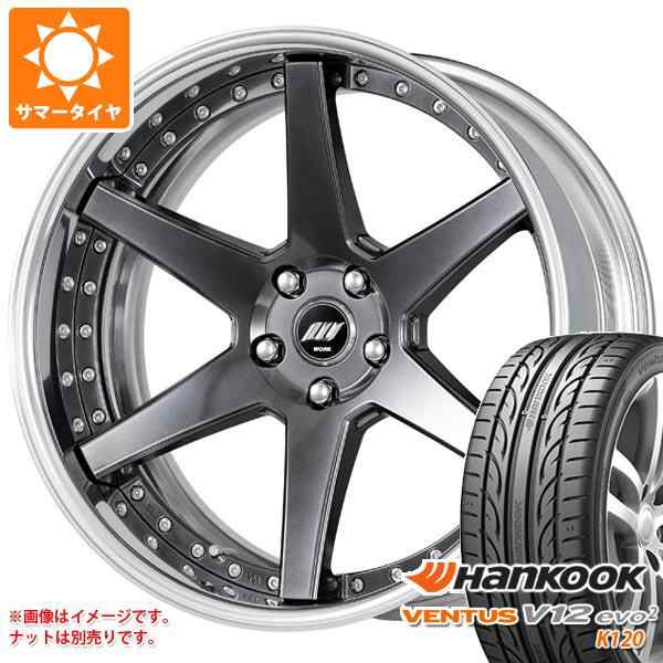 海外花系 2022年製 サマータイヤ 215/35R19 85Y XL ハンコック ベンタス V12evo2 K120 ワーク バックレーベル  ジースト BST1 8.0-19 タイヤ、ホイール