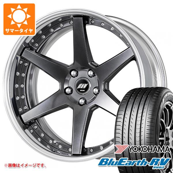 サマータイヤ 245/45R19 102W XL ヨコハマ ブルーアースRV RV03 ワーク バックレーベル ジースト BST1 8.0-19 タイヤホイール4本セットの通販は