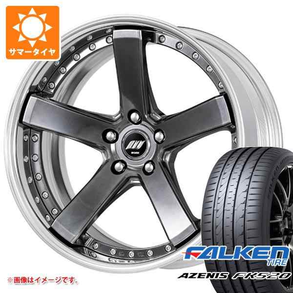 サマータイヤ 245/45R19 102Y XL ファルケン アゼニス FK520L ワーク バックレーベル ジースト BST2 8.0-19 タイヤホイール4本セットの通販は