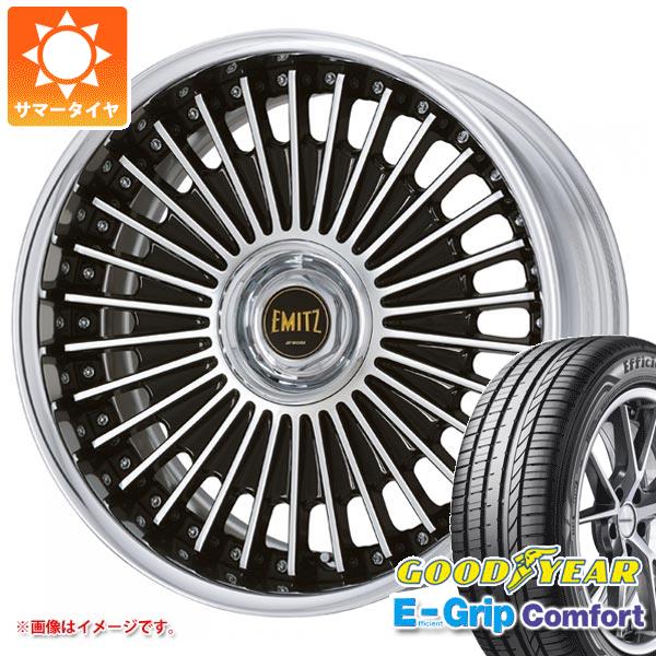 サマータイヤ 235/35R19 91W XL グッドイヤー エフィシエントグリップコンフォート ワーク イミッツ 8.0-19 タイヤホイール4本セット