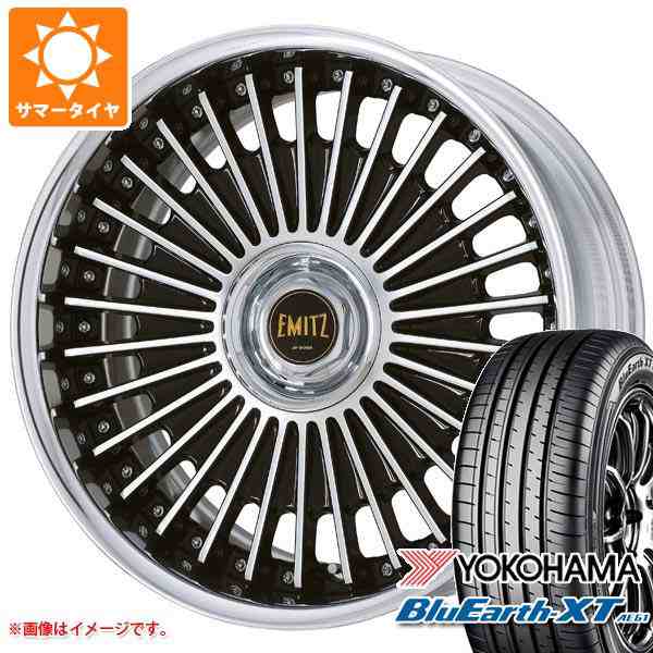 ポイント2倍 BluEarth サマータイヤ 235/55R20 102V ヨコハマ ブルーアースXT AE61 レイシーン プラバ 9M  8.5-20