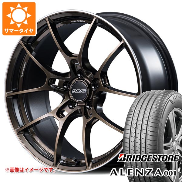 サマータイヤ 235/50R19 99V ブリヂストン アレンザ001 レイズ ボルクレーシング G025 SZエディション 8.0-19 タイヤホイール4本セット