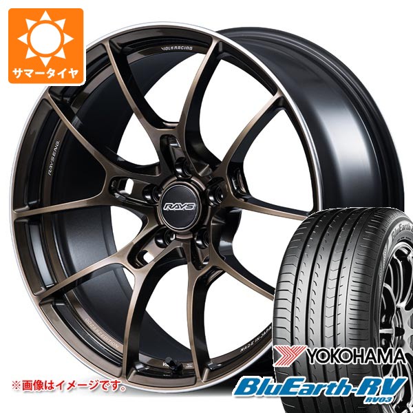 トヨタ 40系アルファード用 2026年製 サマータイヤ ヨコハマ ブルーアースRV RV03 225/55R19 103H XL レイズ ボルクレーシング G025 SZエディション 8.0-19 タイヤホイール4本セット