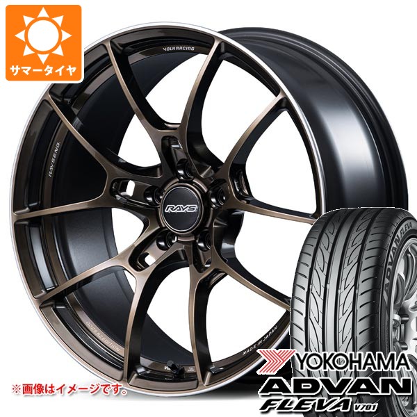 サマータイヤ 215/40R18 89W XL ヨコハマ アドバン フレバ V701 レイズ ボルクレーシング G025 SZエディション 7.5-18 タイヤホイール4本セット
