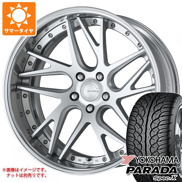 サマータイヤ 235/55R20 102V ヨコハマ パラダ スペック-X PA02 ワーク グノーシス CVX 8.0-20 タイヤホイール4本セット
