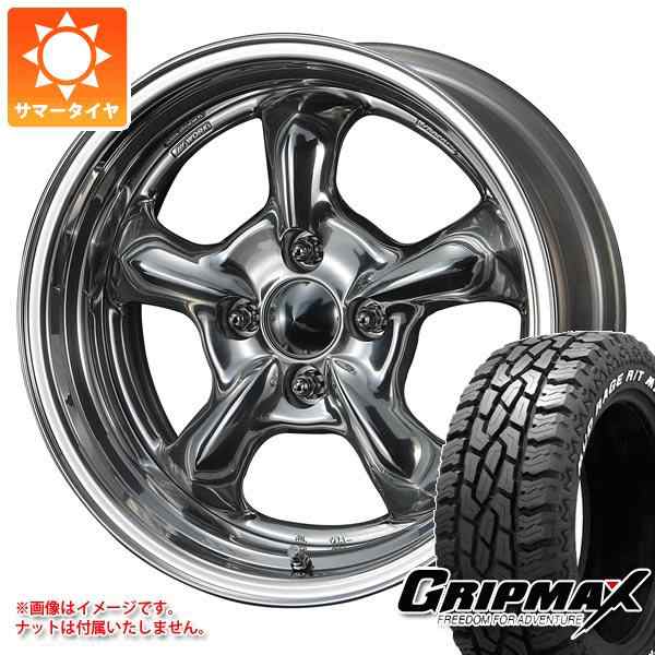 サマータイヤ 165/65R15 81Q グリップマックス マッドレイジ R/T MAX ブラックレター ワーク グッカーズ ヘミ 5.5-15 タイヤホイール4本の通販は