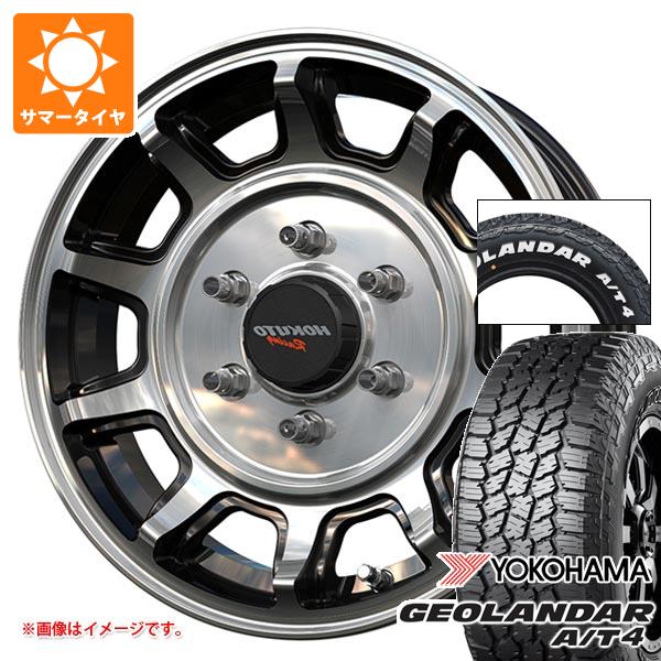 トヨタ ハイエース 200系用 2025年製 サマータイヤ ヨコハマ ジオランダー A/T4 G018 215/65R16C 109/107S ホワイトレター クリムソン ホクトレーシング 零式-S 6.5-16 タイヤホイール4本セット