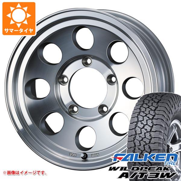 5本セット ジムニー JB64W用 サマータイヤ ファルケン ワイルドピーク A/T3W LT225/75R16 115/112Q ジムライン タイプ2 5.5-16 タイヤホイール5本セット