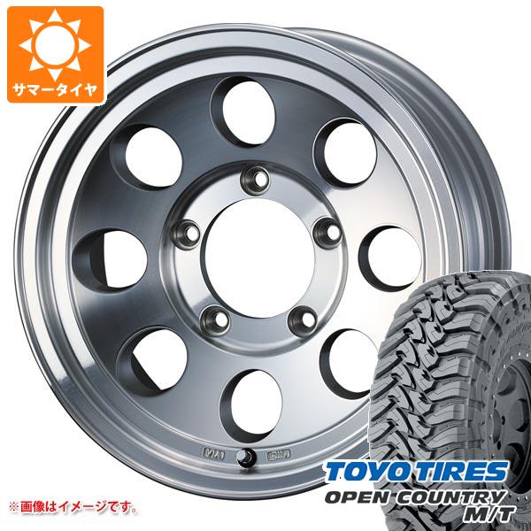 5本セット ジムニーシエラ JB74W用 サマータイヤ トーヨー オープンカントリー M/T LT225/75R16 103/100Q ホワイトレター ジムライン タイプ2 6.0-16 タイヤホイール5本セット