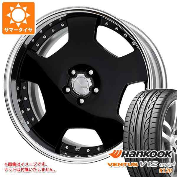 海外花系 2022年製 サマータイヤ 215/35R19 85Y XL ハンコック ベンタス V12evo2 K120 ワーク バックレーベル  ジースト BST1 8.0-19 タイヤ、ホイール