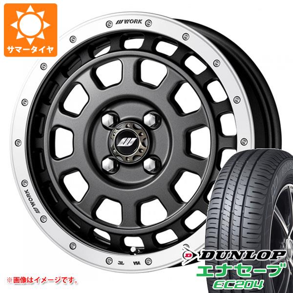 キャリイ DA16T用 サマータイヤ ダンロップ エナセーブ EC204 165/60R15 77H ワーク クラッグ T-グラビック 5.0-15 タイヤホイール4本セットの通販は
