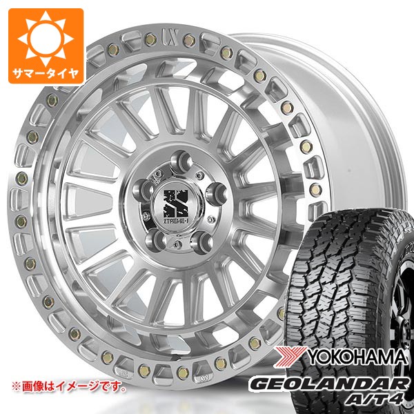 トヨタ RAV4 50系用 2026年製 サマータイヤ ヨコハマ ジオランダー A/T4 G018 LT265/70R17 121/118S アウトラインホワイトレター MLJ エクストリームJ XJ08 7.5-17 タイヤホイール4本セット
