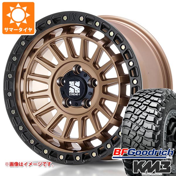 トヨタ RAV4 50系用 サマータイヤ BFグッドリッチ マッドテレーンT/A KM3 LT245/65R17 111/108Q MLJ エクストリームJ XJ08 7.5-17 タイヤホイール4本セット