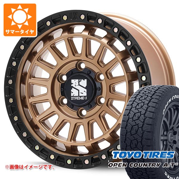 トヨタ ランドクルーザー プラド 150系用 サマータイヤ 2025年製 トーヨー オープンカントリー A/T3 265/70R17 115T ホワイトレター MLJ エクストリームJ XJ08 8.0-17 タイヤホイール4本セット