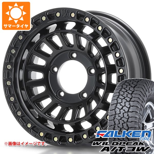 5本セット スズキ ジムニー JB64W用 サマータイヤ ファルケン ワイルドピーク A/T3W LT225/75R16 115/112Q MLJ エクストリームJ XJ08 5.5-16 タイヤホイール5本セット 241,500円