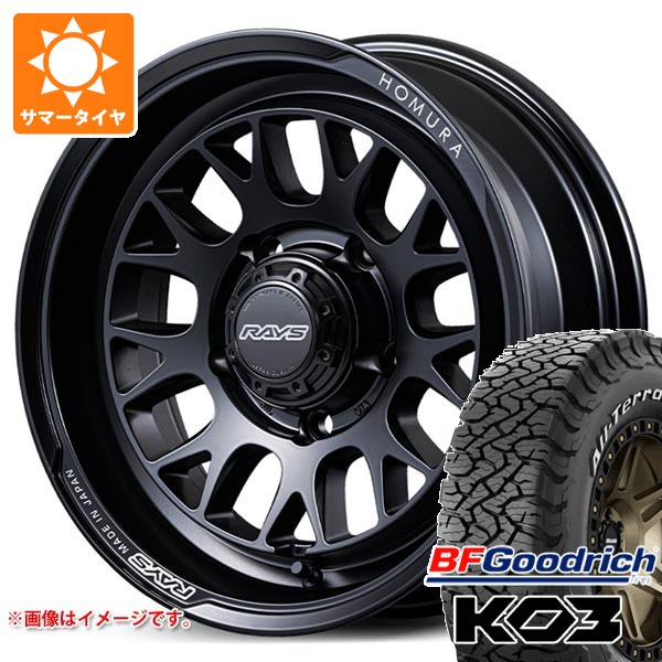 5本セット スズキ ジムニーノマド JC74W用 サマータイヤ BFグッドリッチ オールテレーンT/A KO3 LT215/70R16 100/97S ホワイトレター レイズ ホムラ 2x9L-RA 6.0-16 タイヤホイール5本セット