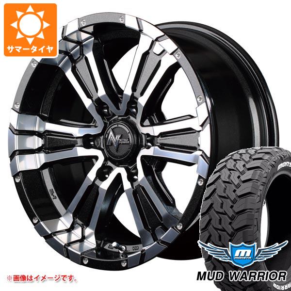 ランドクルーザー プラド 150系用 サマータイヤ モンスタ マッドウォーリアー LT265/70R17 121/118Q ホワイトレター ナイトロパワー クロスクロウ 8.0-17 タイヤホイール4本セットの通販は 114,400円