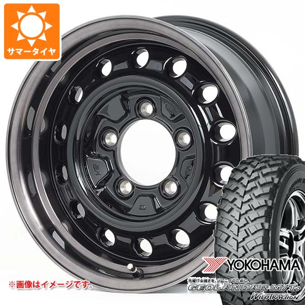 5本セット スズキ ジムニー用 サマータイヤ ヨコハマ ジオランダー M/T+ G001J 195R16C 104/102Q アピオ ワイルドボア D 5.5-16 タイヤホイール5本セット 142,188円