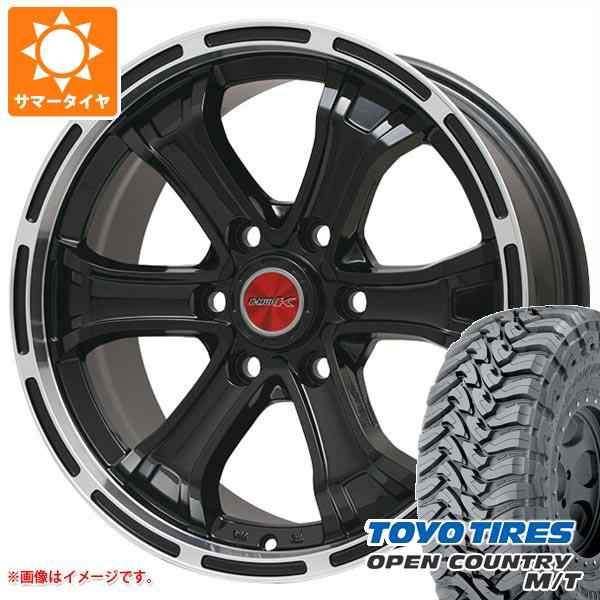 サマータイヤ 265/75R16 123/120P トーヨー オープンカントリー M/T ブラックレター B マッド K 8.0-16 タイヤホイール4本セットの通販は 183,100円