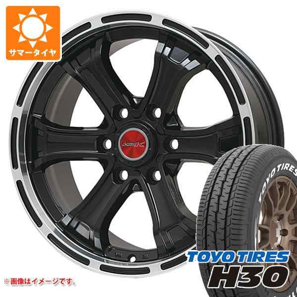 ハイエース 200系用 サマータイヤ トーヨー H30 195/80R15 107/105N ホワイトレター B マッド K 6.0-15 タイヤ ホイール4本セットの通販はau PAY マーケット タイヤ1番 au PAY マーケット－通販サイト