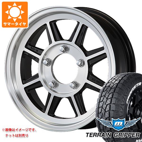 5本セット ジムニー用 サマータイヤ モンスタ テレーングリッパー 175/80R16 91S ホワイトレター ハヤシレーシング ハヤシストリート STJ 5.5-16 タイヤホイール5本セット