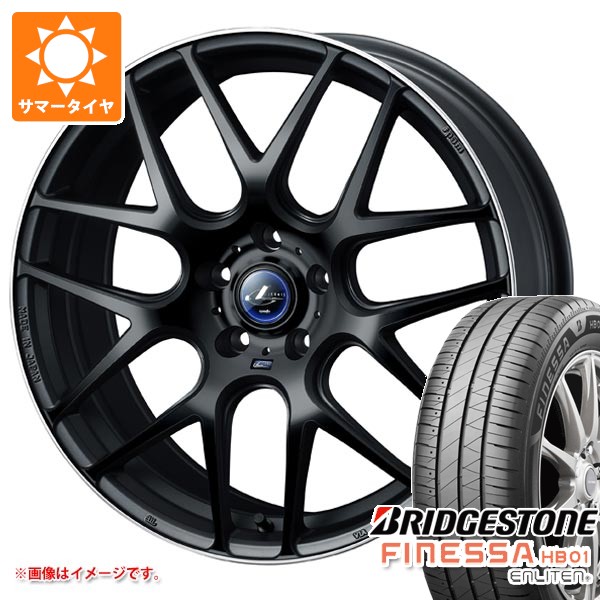 サマータイヤ 235/45R18 98W XL ブリヂストン フィネッサ HB01 レオニス ナヴィア 06 8.0-18 タイヤホイール4本セット