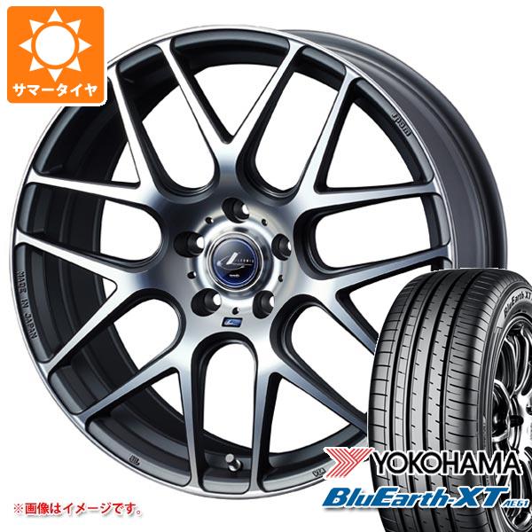 サマータイヤ 215/50R18 92V ヨコハマ ブルーアースXT AE61 レオニス ナヴィア 06 7.0-18 タイヤホイール4本セット