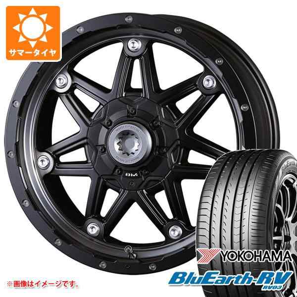 デリカD:5用 2024年製 サマータイヤ ヨコハマ ブルーアースRV RV03 225/55R18 98V クリムソン MG ライカン 8.0-18 タイヤホイール4本セッの通販は 115,000円