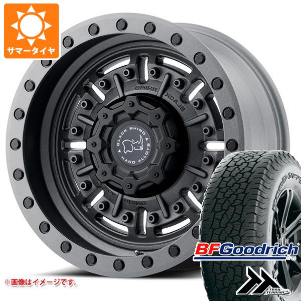 ハイラックスサーフ215系用 サマータイヤ BFグッドリッチ トレールテレーンT/A 265/65R17 112T アウトラインホワイトレター ブラックライノ エイブラムス 8.5-17 タイヤホイール4本セット