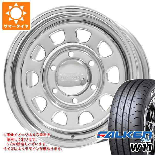 ハイエース 200系用 サマータイヤ ファルケン W11 215/60R17C 109/107N ホワイトレター デイトナズ 6.5-17  タイヤホイール4本セットの通販はau PAY マーケット - タイヤ1番 | au PAY マーケット－通販サイト