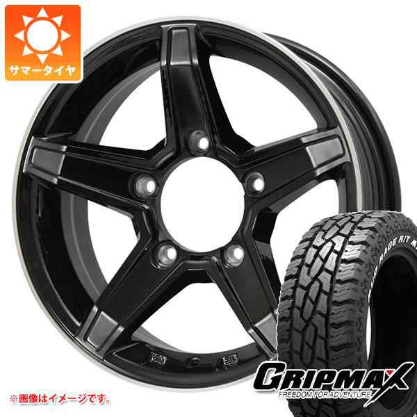5本セット ジムニー JB64W用 サマータイヤ グリップマックス マッドレイジ R/T MAX LT215/70R16 100/97Q ホワイトレター プレミックス エの通販は 159,875円