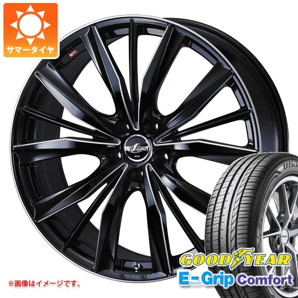 サマータイヤ 245/40R19 98W XL グッドイヤー エフィシエントグリップコンフォート レオニス VX2 8.0-19 タイヤホイール4本セット