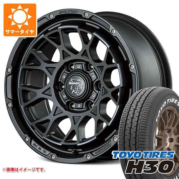 ハイエース 200系用 サマータイヤ トーヨー H30 215/65R16 C 109/107R ホワイトレター ヴァルケン ローツェ 6.5-16 タイヤホイール4本セの通販は